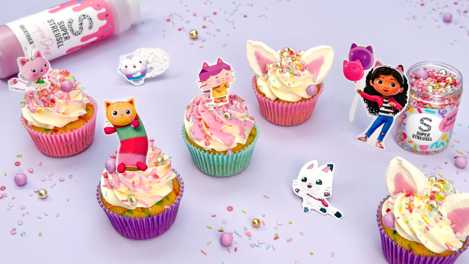 Image of Gabby's Dollhouse Cupcakes