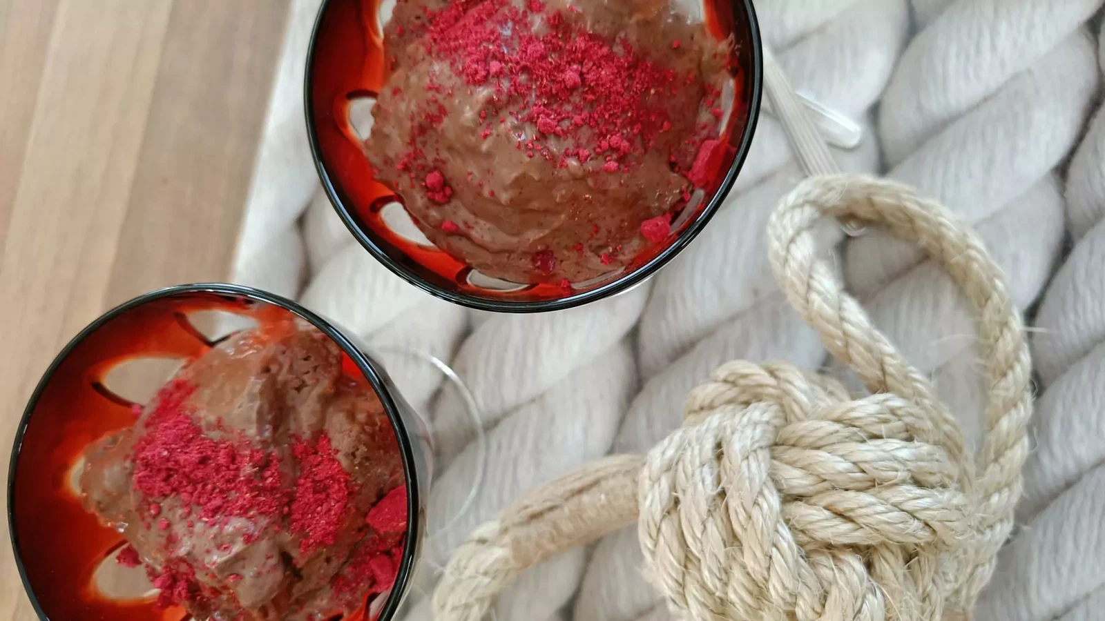 Natural Nordic tofu chocolate mousse