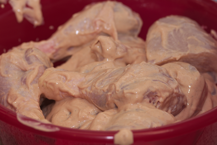 Image of In a bowl, combine venison cubes with the rest of...