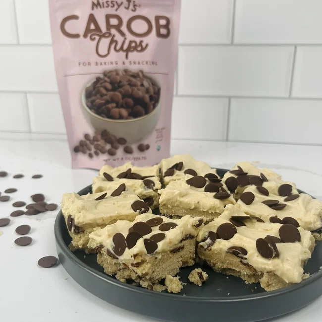 Image of CAROB COOKIE DOUGH BARS