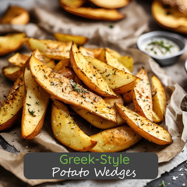 Image of Greek-Style Potato Wedges