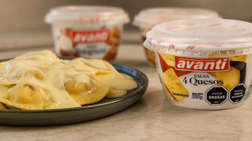 Image of Sorrentinos de Espinaca Avanti con Salsa 4 Quesos
