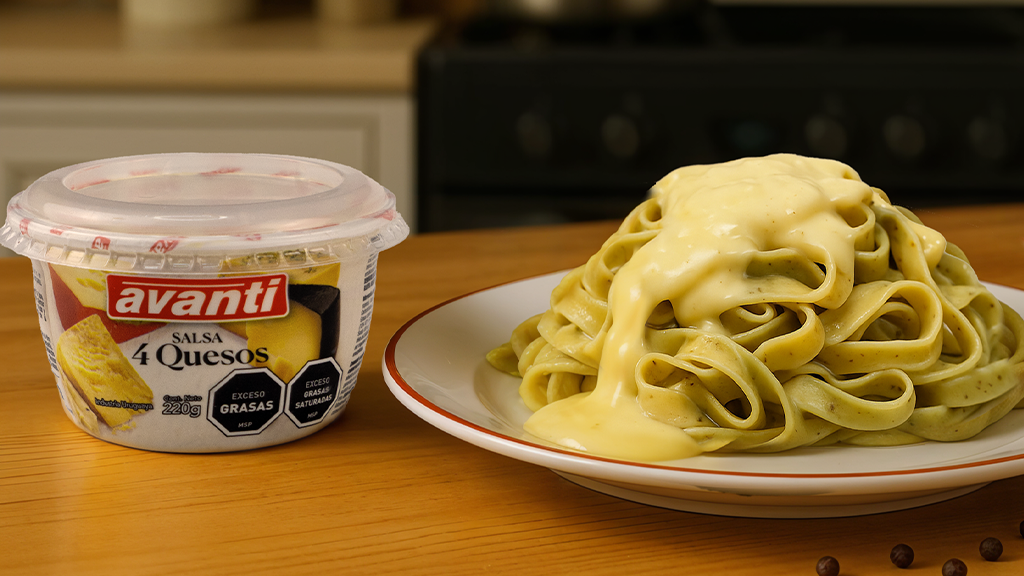 Image of Tagliatelle de Albahaca Avanti con Salsa 4 Quesos