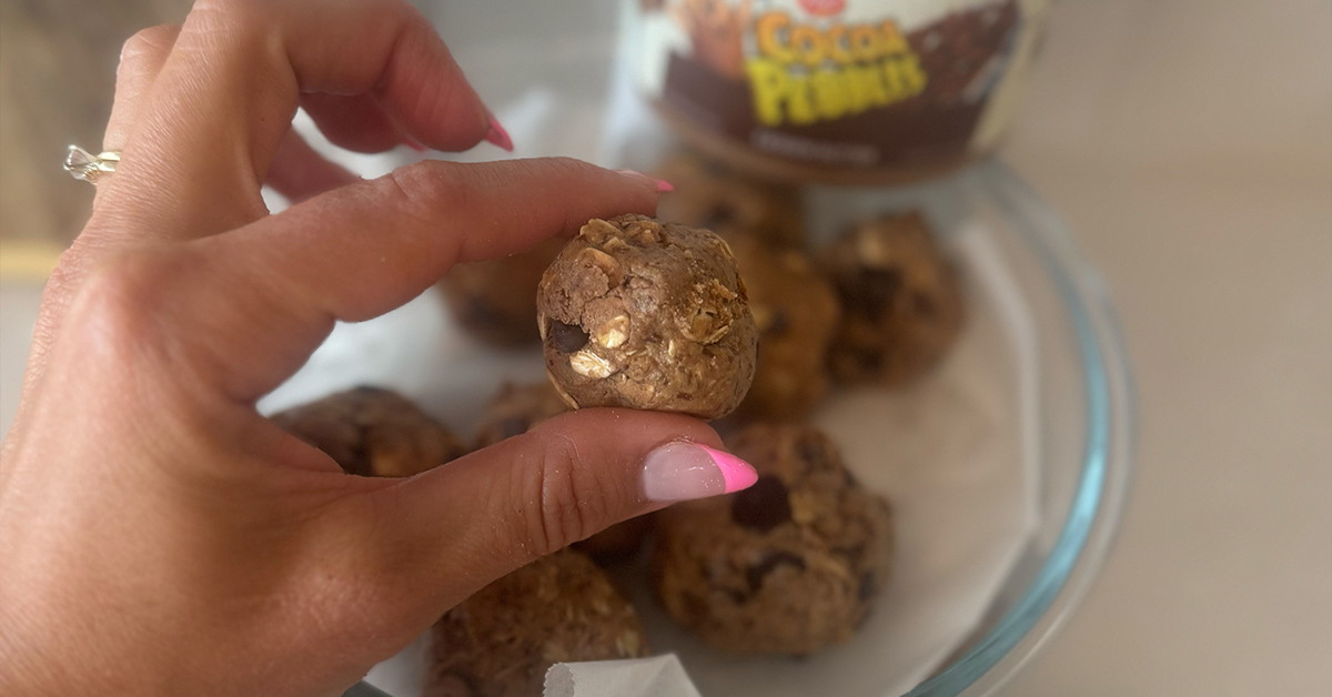 Fit Butters Cocoa Pebbles Protein Energy Balls