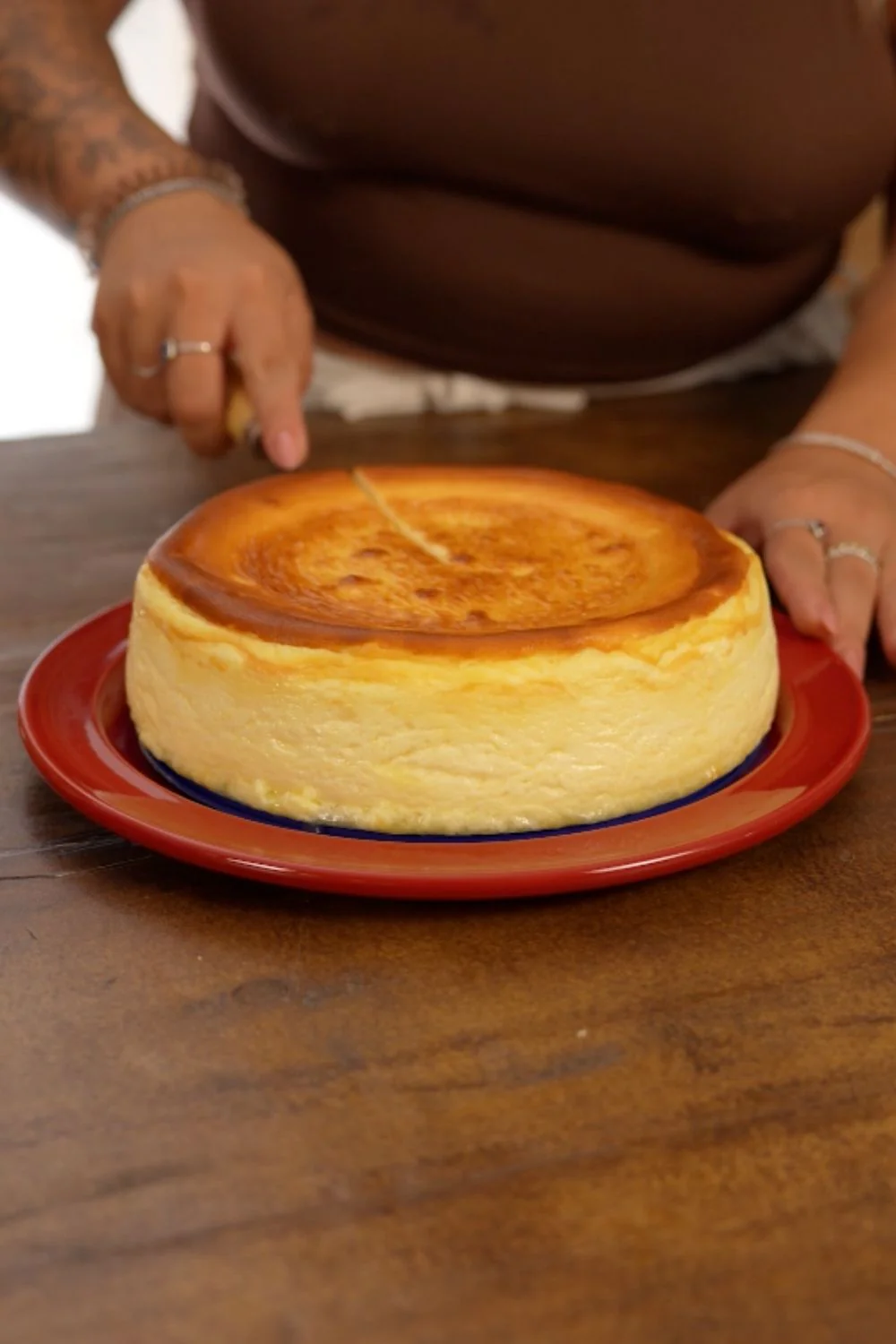 Tarta de queso cremosa