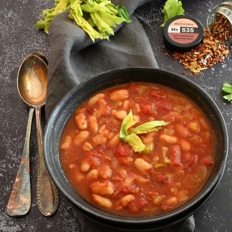 Sizilianische Bohnensuppe, ganz gross im Geschmack