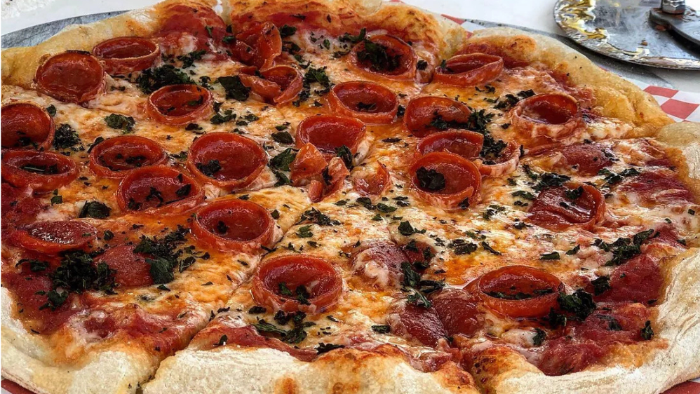 Image of Everyday Classic Pepperoni Pizza on the Grill