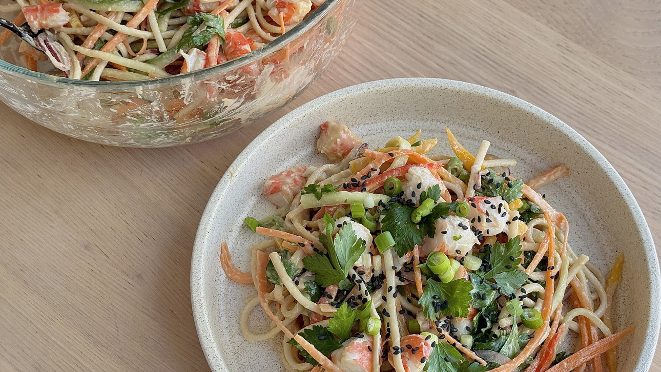 Image of Satay Prawn Noodle Salad