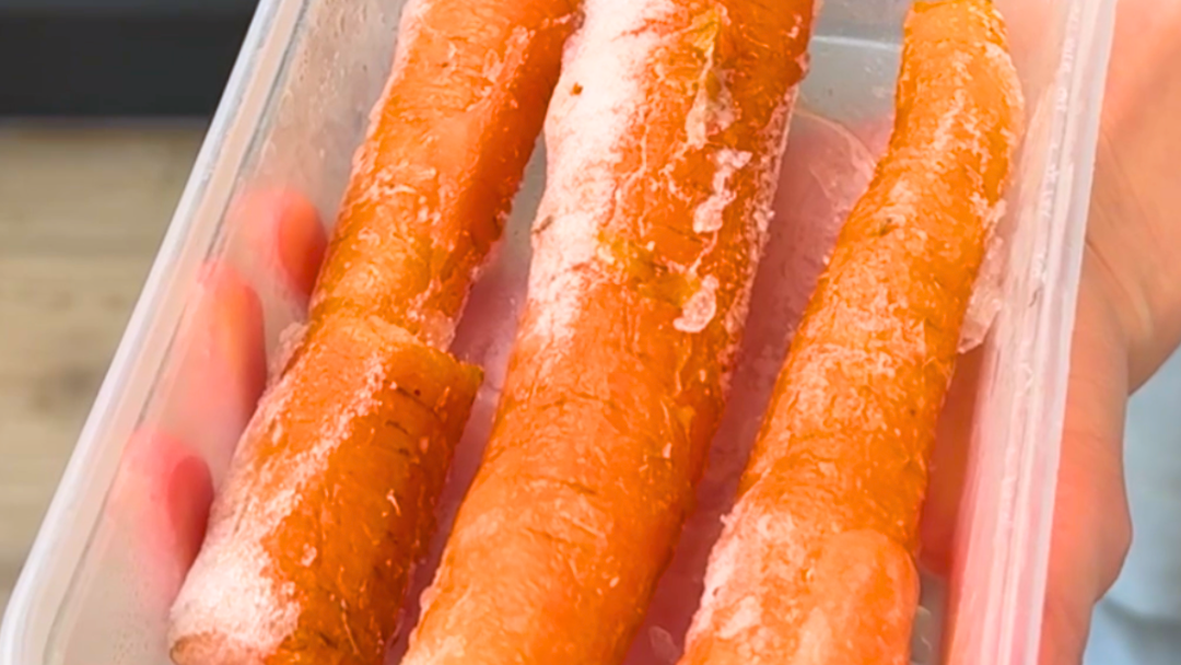 Image of Frozen Carrot Bone Broth Dog Chews