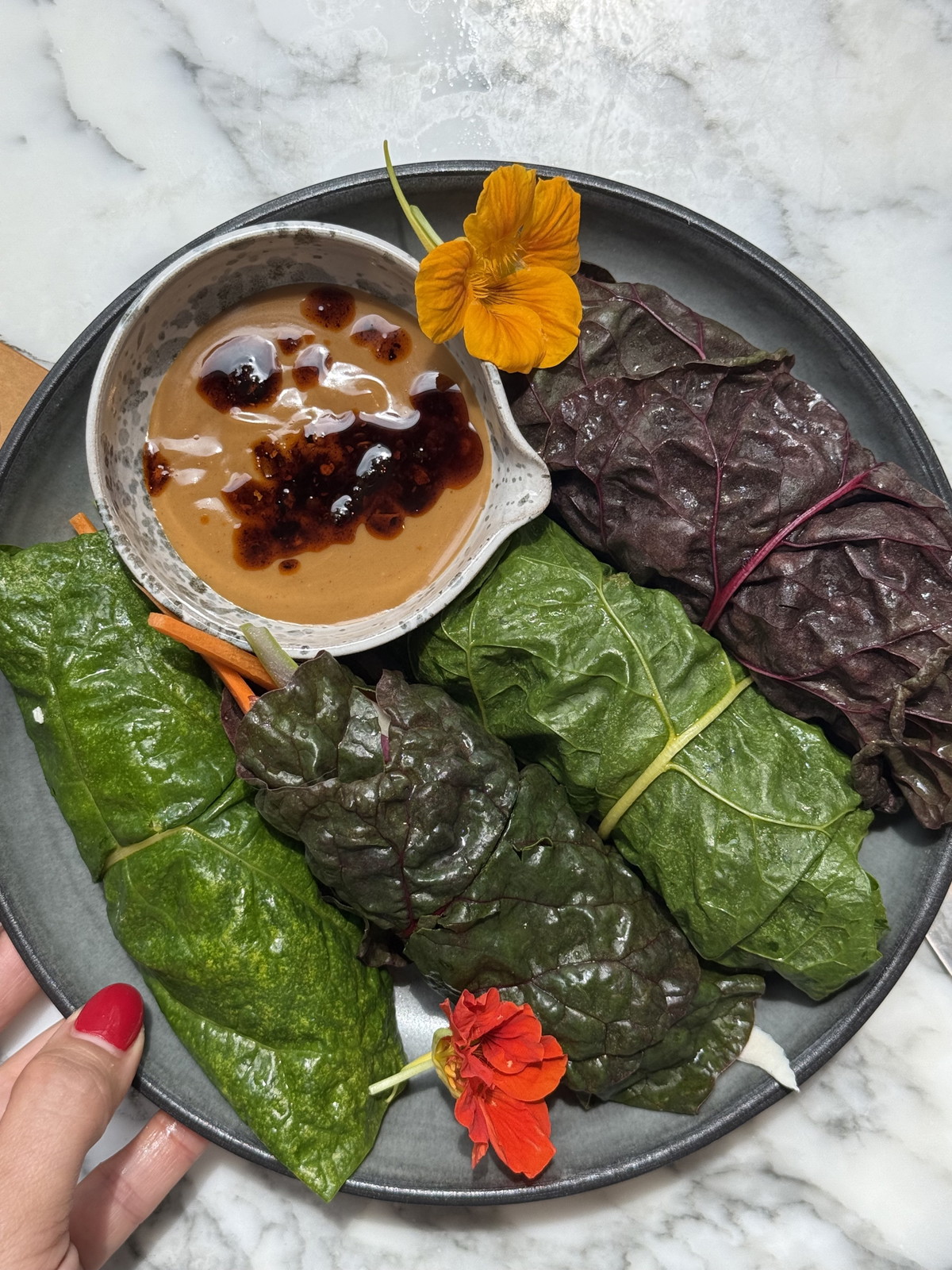 Swiss Chard Spring Roll Wraps
