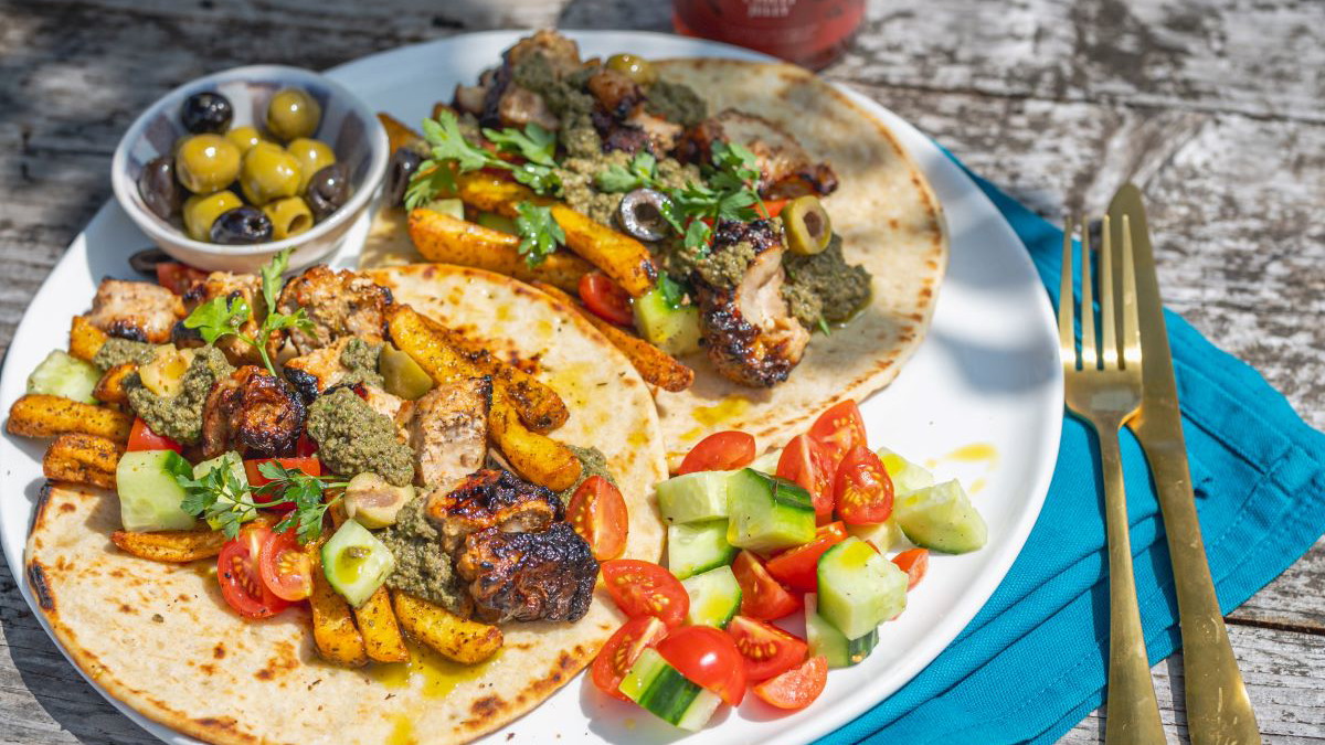 Image of Gyros with tapenade