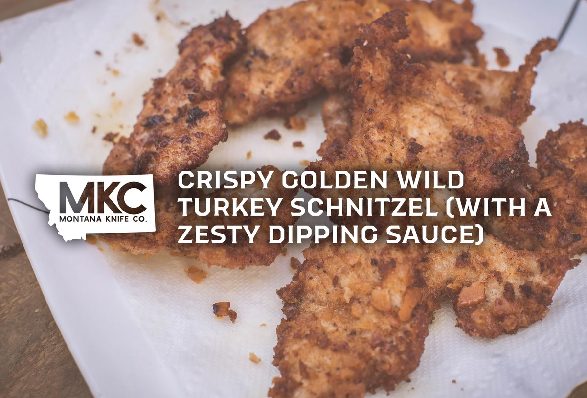 Crispy Golden Wild Turkey Schnitzel (With a Zesty Dipping Sauce)