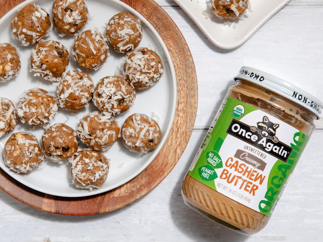 Image of Cashew-Coconut Snack Bites