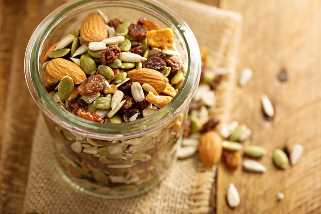 Trail Mix in a Glass