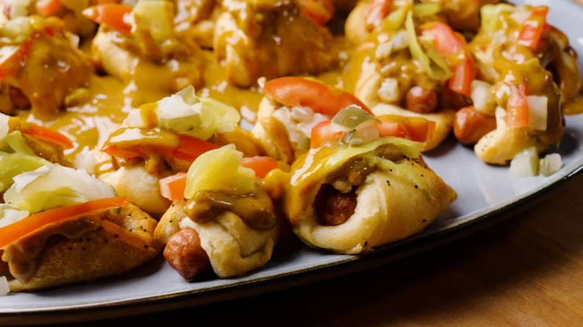 Image of Mini Chicago Style Hot Dogs