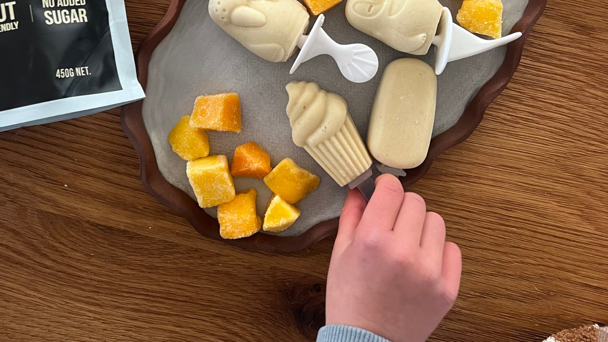 Mango Splice Popsicles
