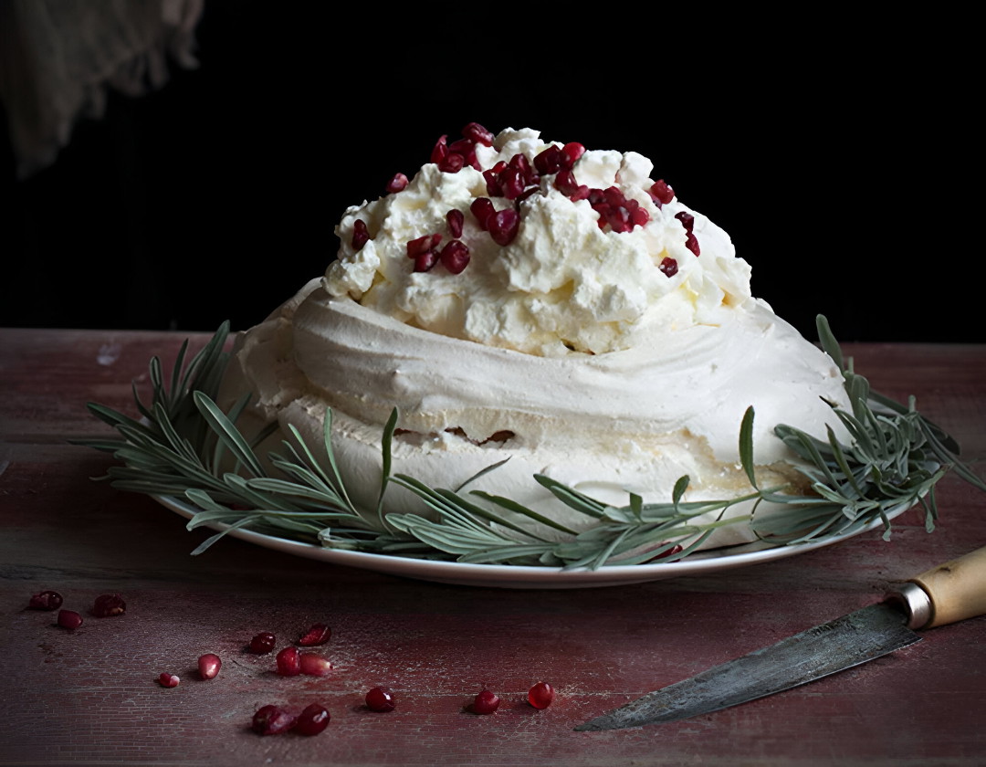 Paulova de Navidad con KitchenAid