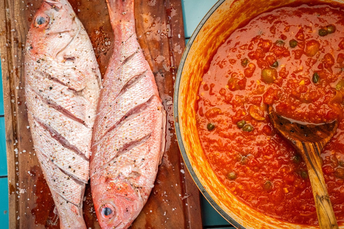 Pescado a la Veracruzana (Veracruz-Style Fish)