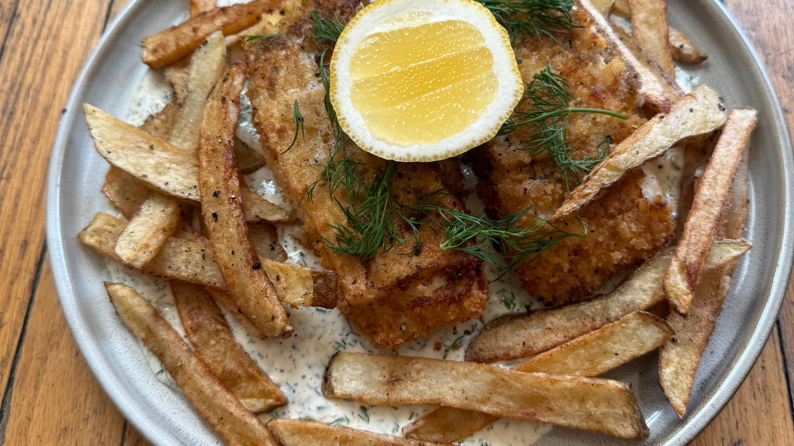 Image of Half Crisp Fish and Chips