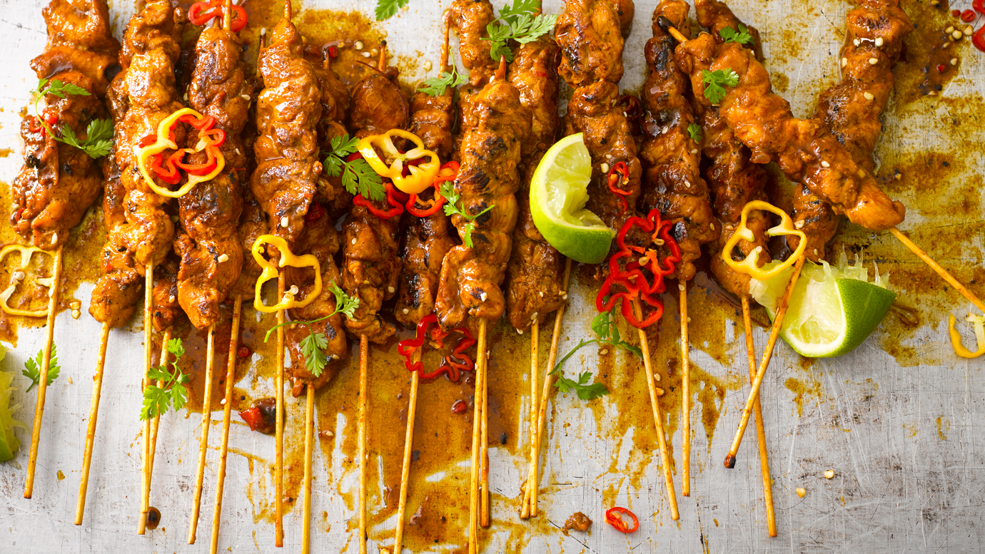 Image of Honey Thai Bangkok Chicken Skewers