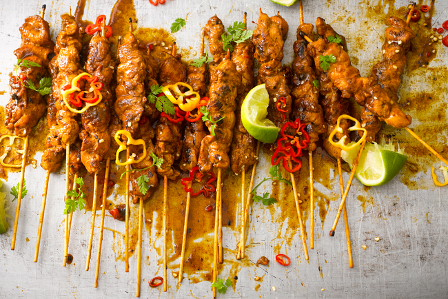 Image of Honey Thai Bangkok Chicken Skewers