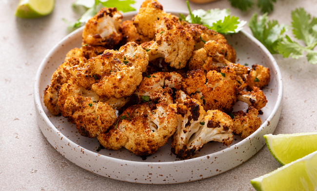 Image of  Truffle Parmesan Roasted Cauliflower Bites