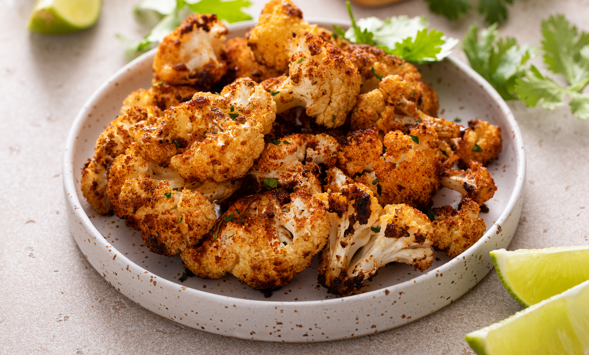 Truffle Parmesan Roasted Cauliflower Bites
