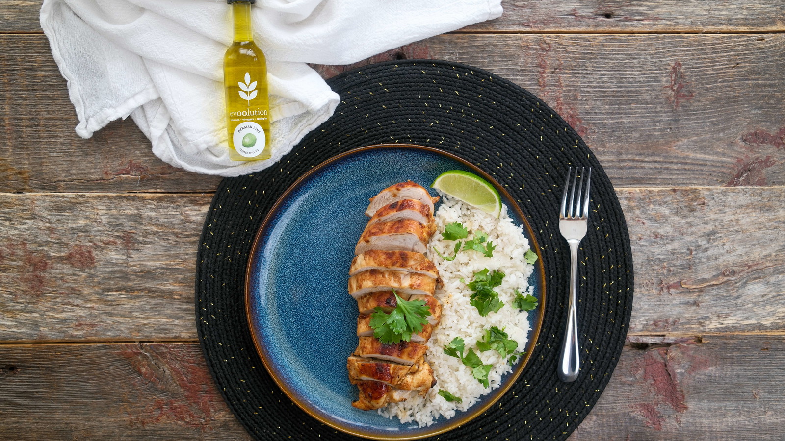 Image of Chili Lime Chicken with Persian Lime Olive Oil