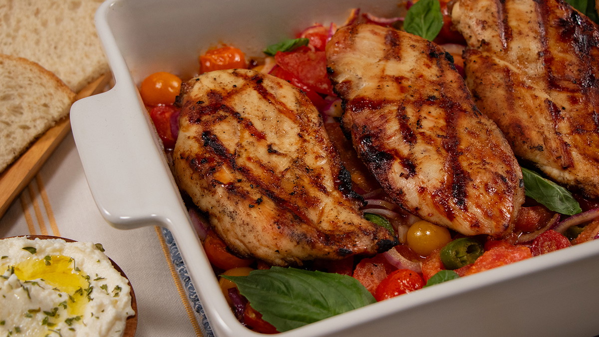 Fast and Fresh Tomato Basil Chicken