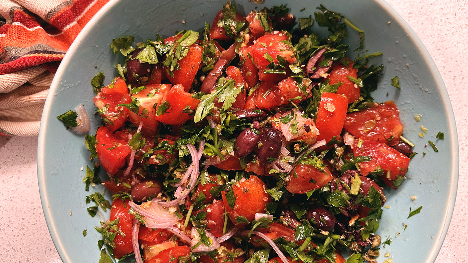 Image of No-Cook Tomato Sauce with Pasta