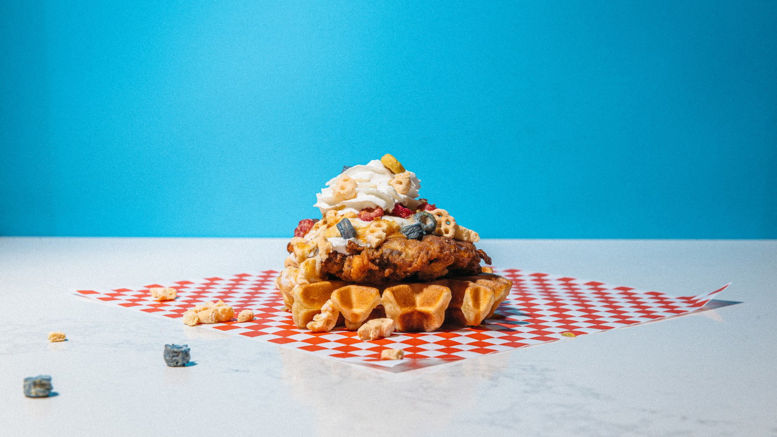Image of Chicken Fried Wagyu Steak & Waffles