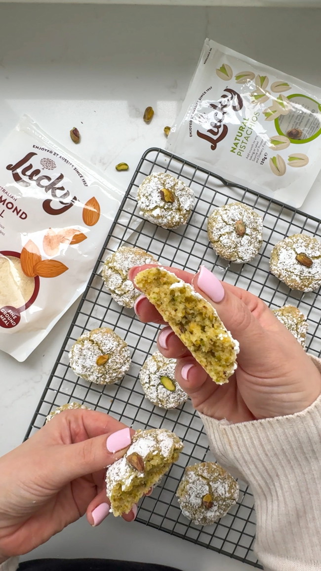 Easy Pistachio Cookies Recipe Naturally Gluten and Dairy Free 