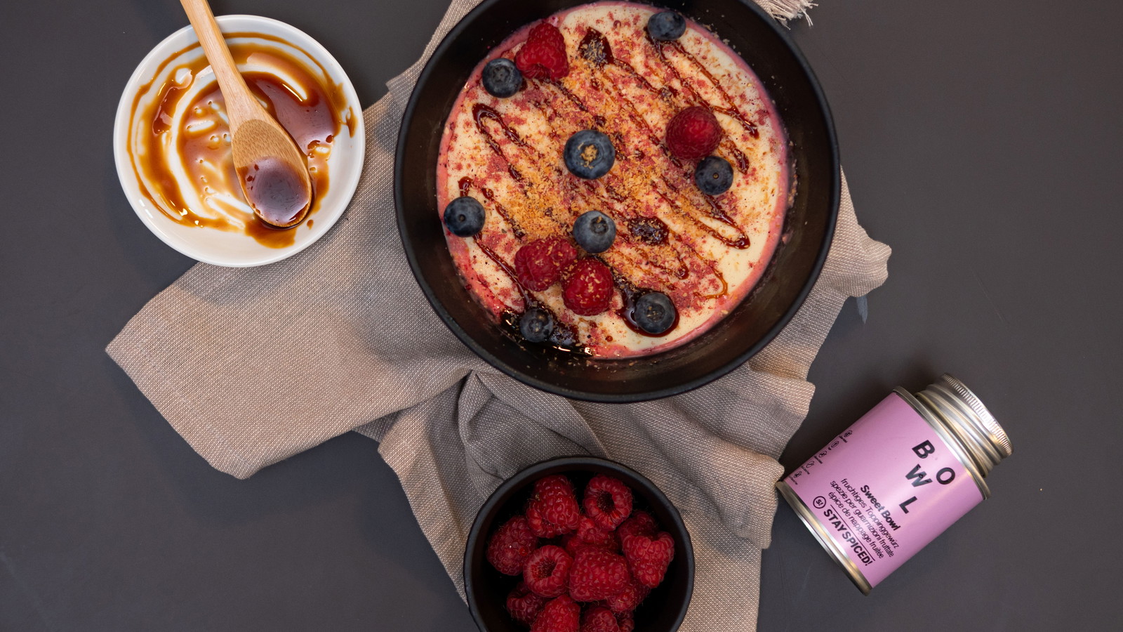 Image of White chocolate protein bowl