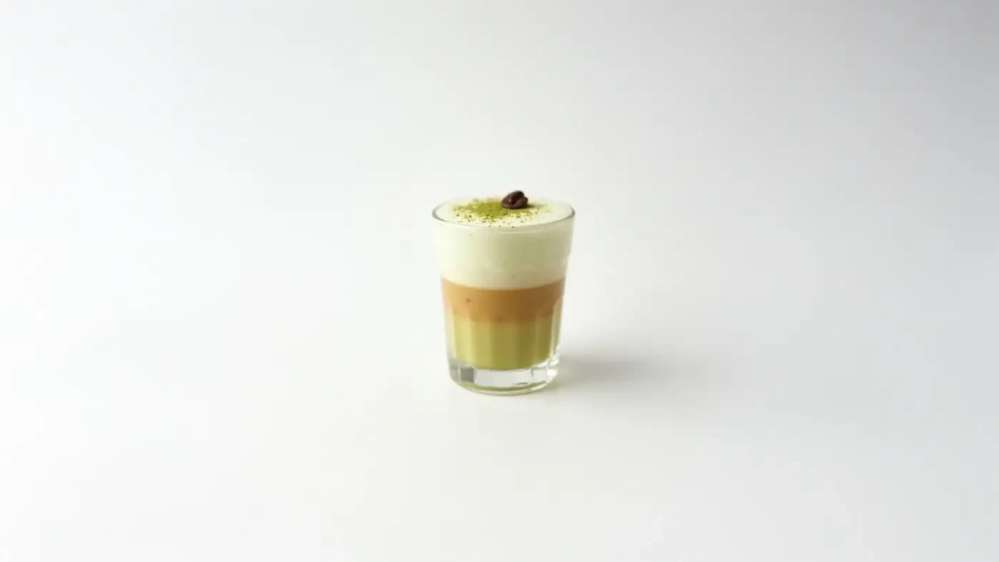 Dirty Matcha Latte recipe