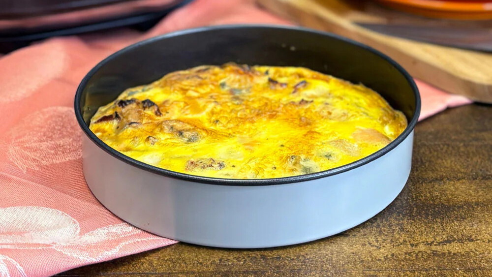 Image of Frittata de salmón y quesos