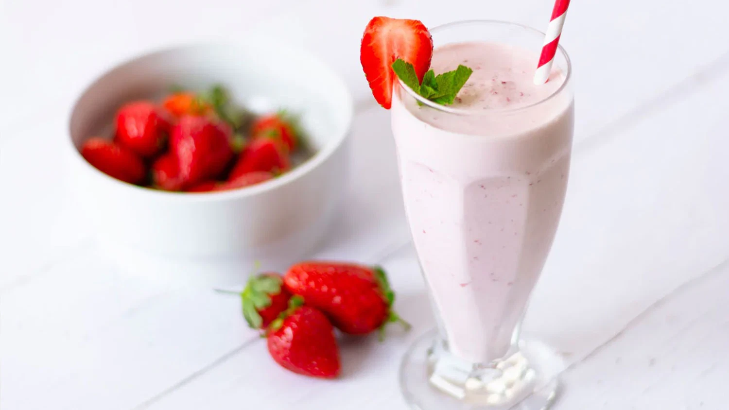 Image of Auténtico batido de fresa