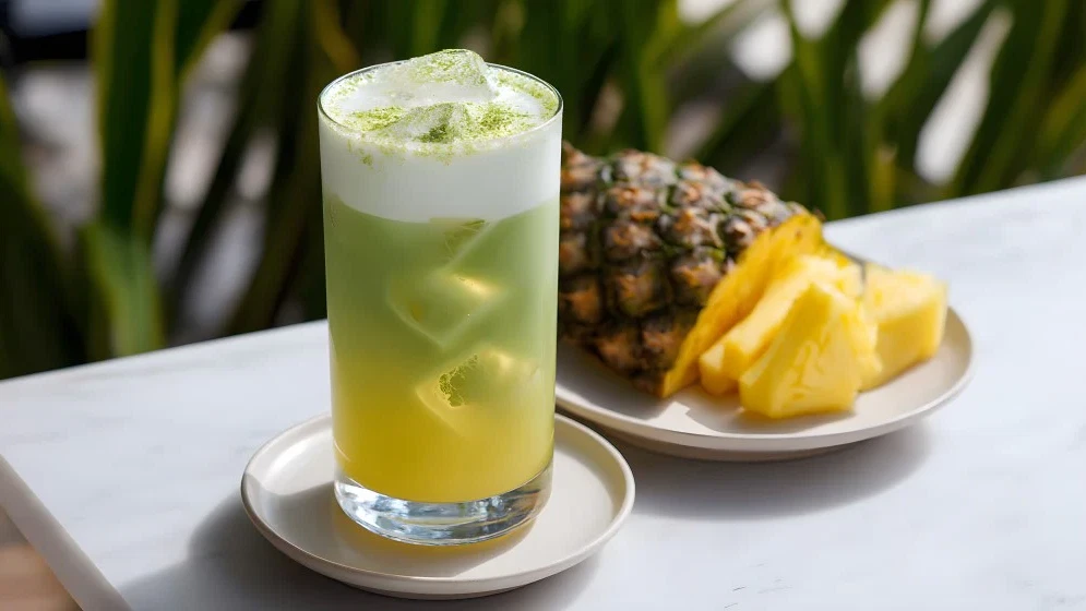Image of Matcha Pineapple Fizz