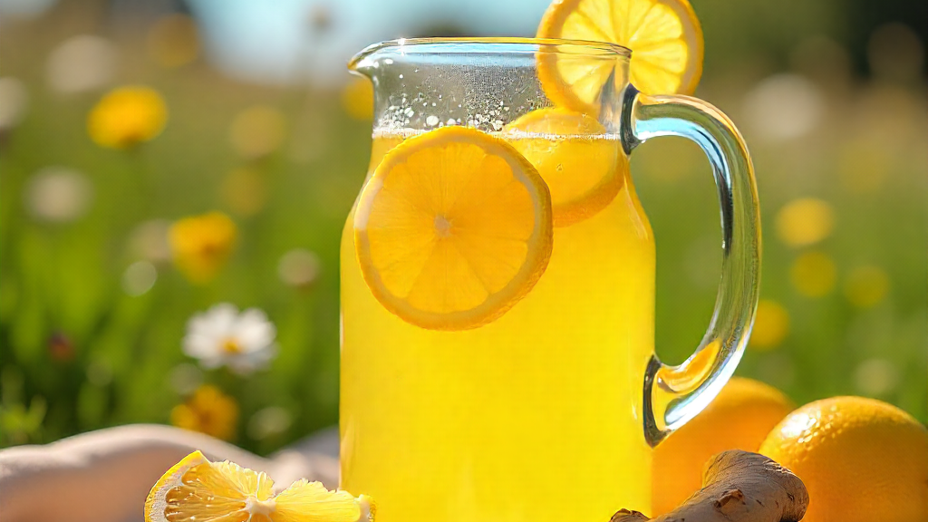 Image of Ginger Turmeric Lemonade Recipe