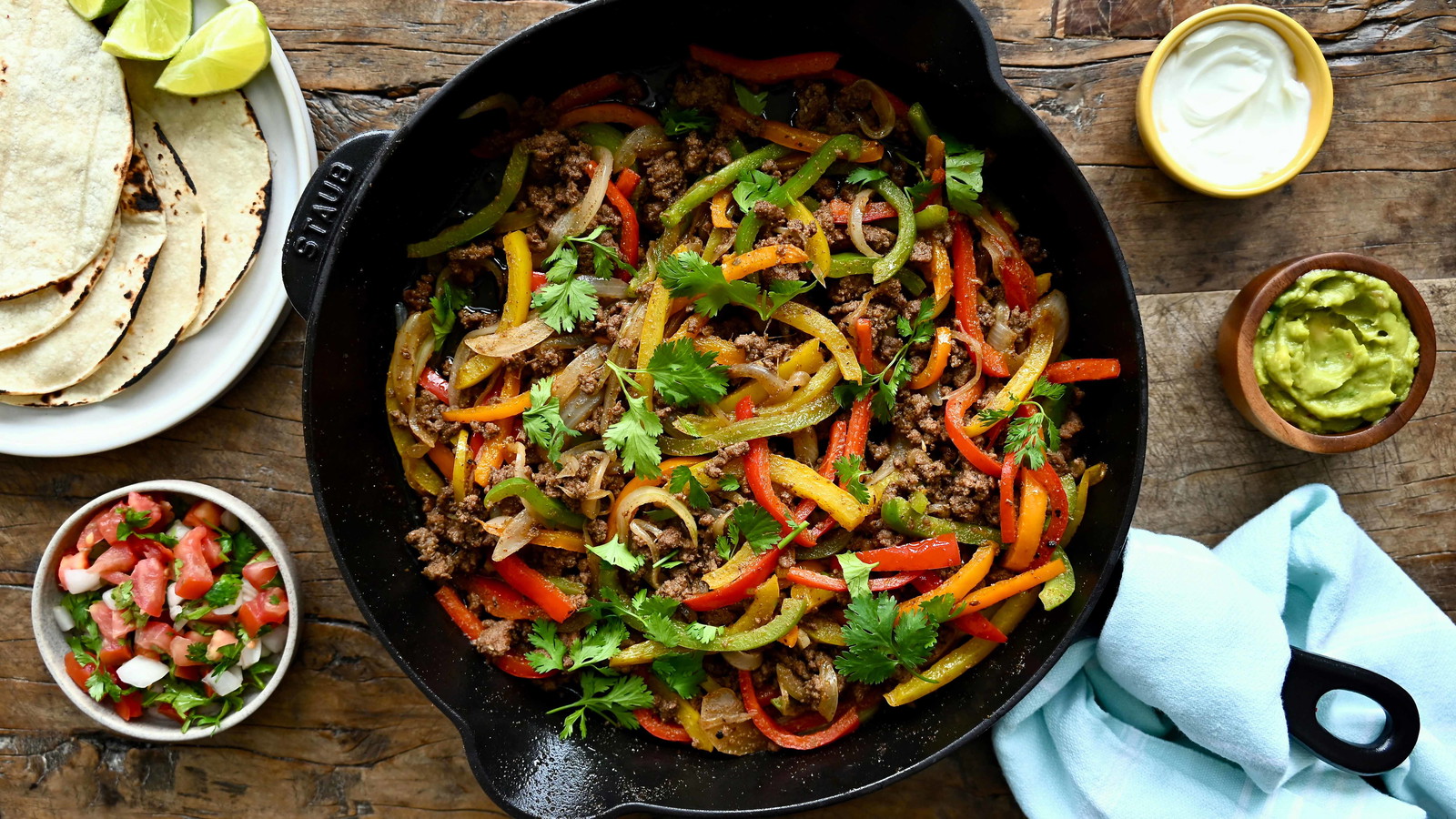 Ground Beef Fajitas