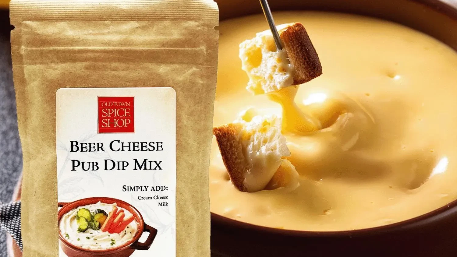 Image of Beer Cheese Dip Fondue