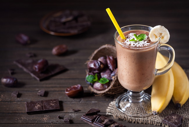 Protein Choco Banana Slushi