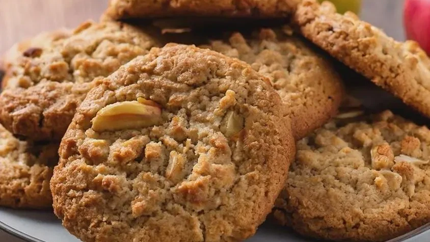 Apple and Cubeb Oatmeal Cookies