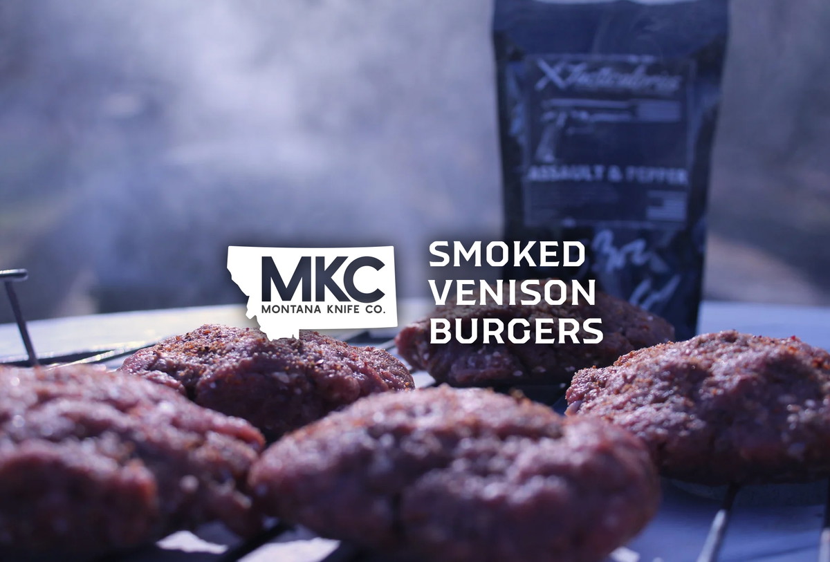 Smoked Venison Burgers