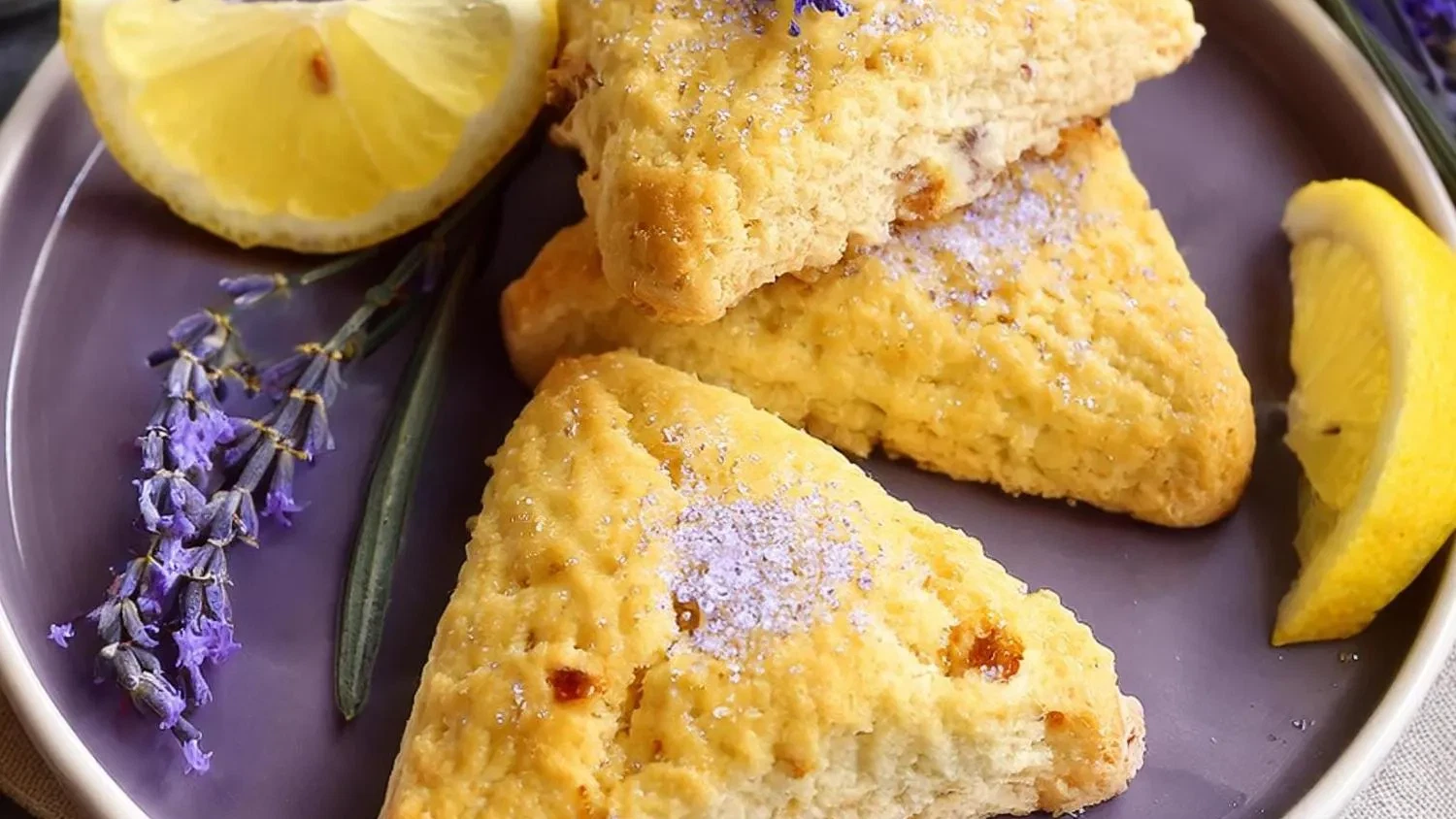 Image of Lavender Lemon Scones