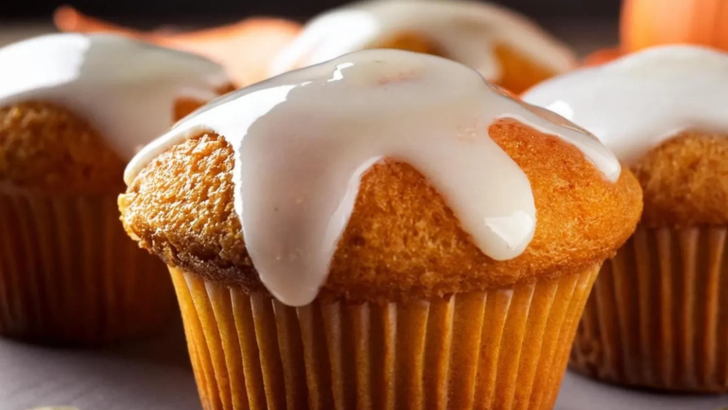 Image of Pumpkin Muffin with Maple Glaze