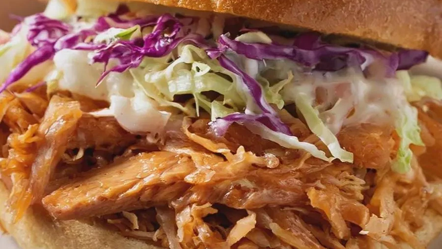 Slow Cooker Hot Honey Chicken Sandwiches