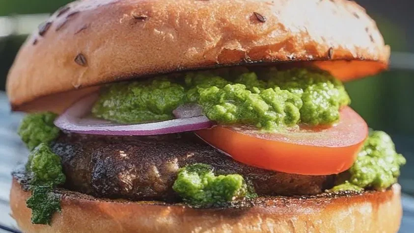 Spicy Chimichurri Burgers