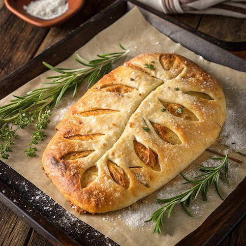 Rosemary and Gruyere Fougasse