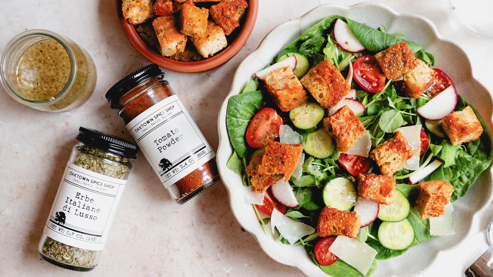 Image of Pizza Inspired Croutons
