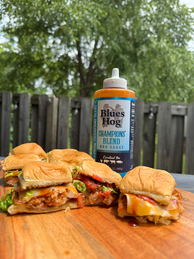 Image of BBQ Chicken Bacon Sliders